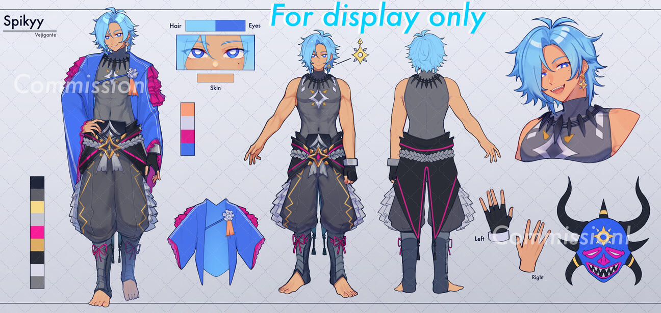 Spikyy Reference sheet
